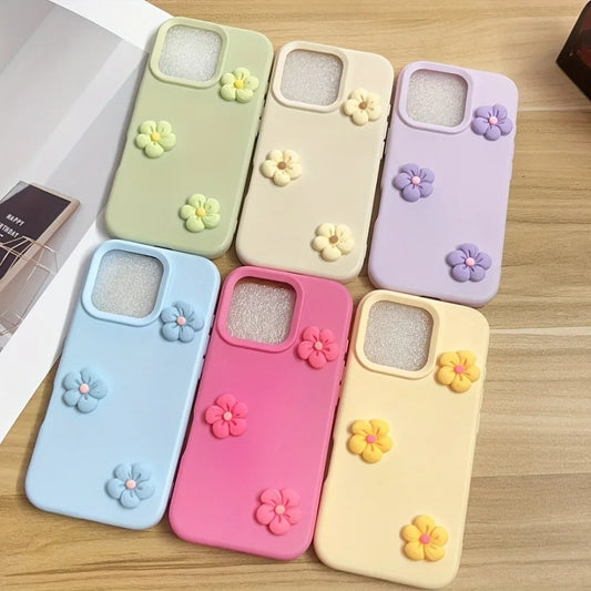 Colorful Dopamine Flower iPhone Case