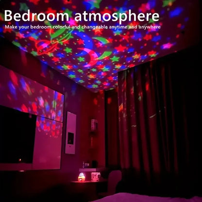 LED Galaxy Star Projector Night Light