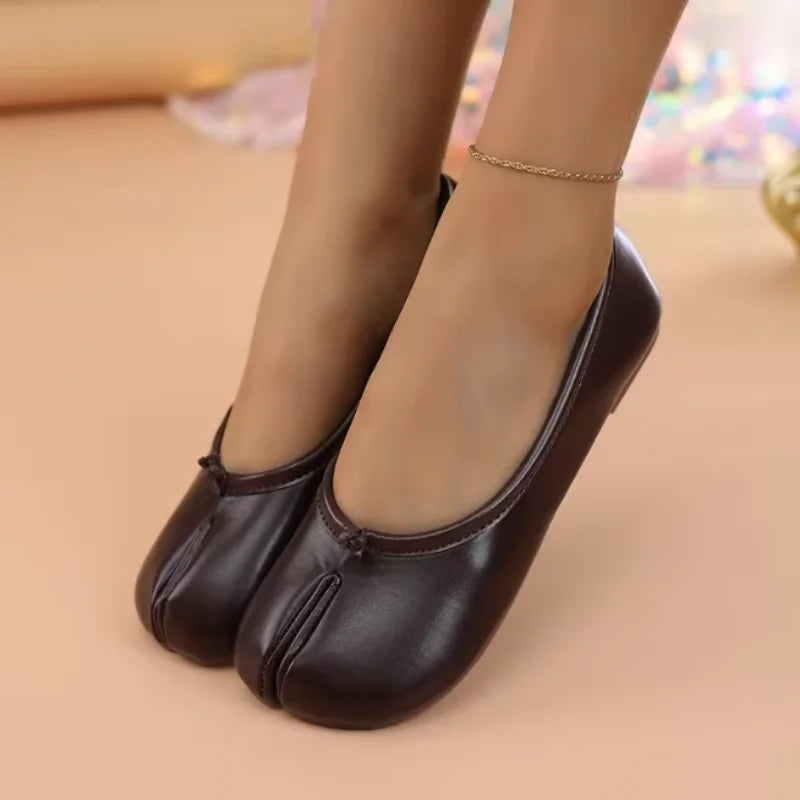Women's Split-Toe Tabi Ballet Flats