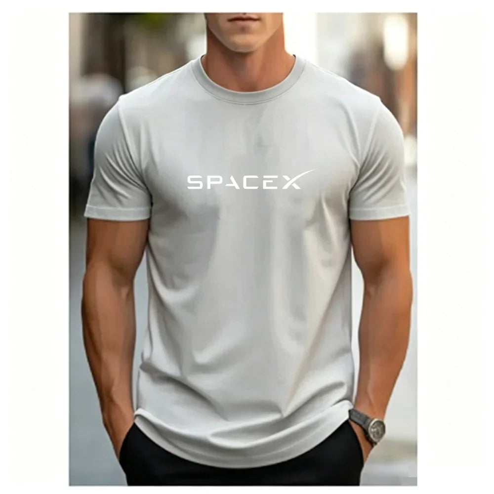 Men's SpaceX Graphic Quick-Dry T-Shirt