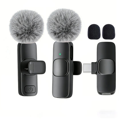 Wireless Lavalier Microphone with USB-C