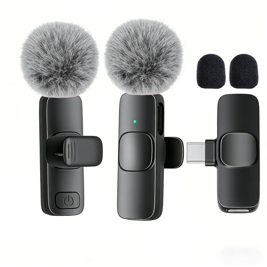 Wireless Lavalier Microphone with USB-C