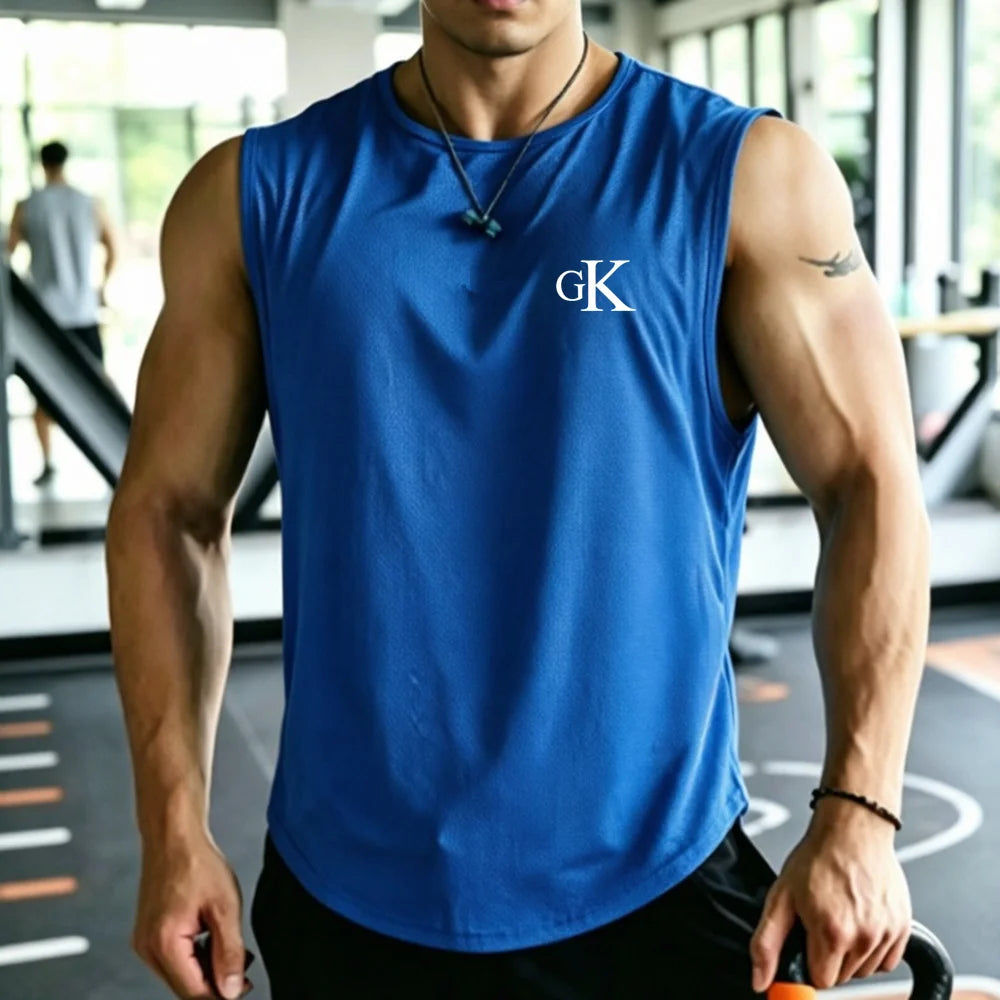Men's GK Graphic Mesh Sports Tank Top