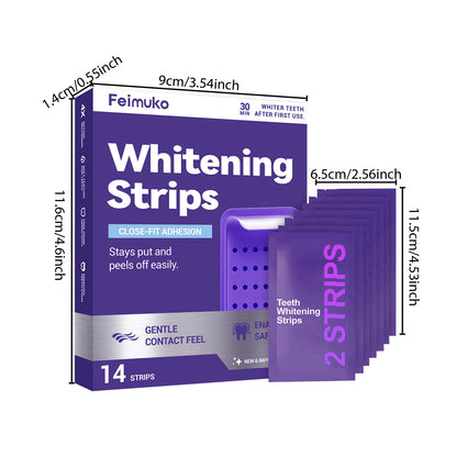 Purple Teeth Whitening Strips