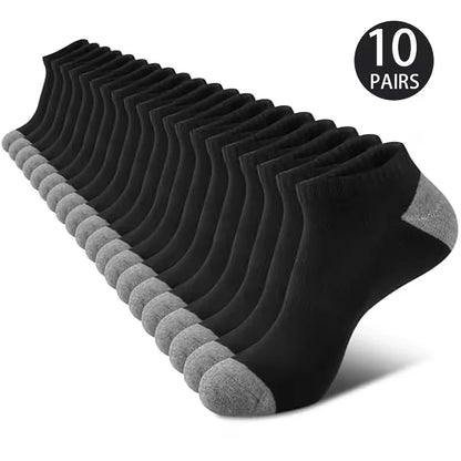 Unisex Breathable Ankle Socks – 5/10 Pack