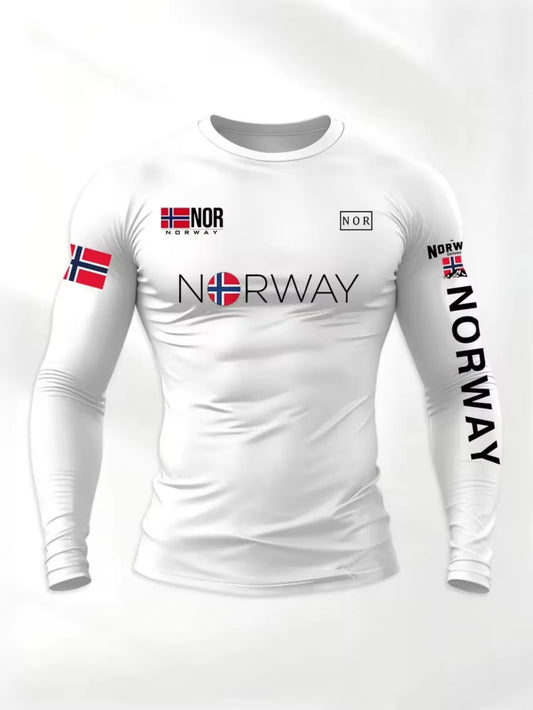 Men's Motorcycle Graphic Casual T-Shirt
