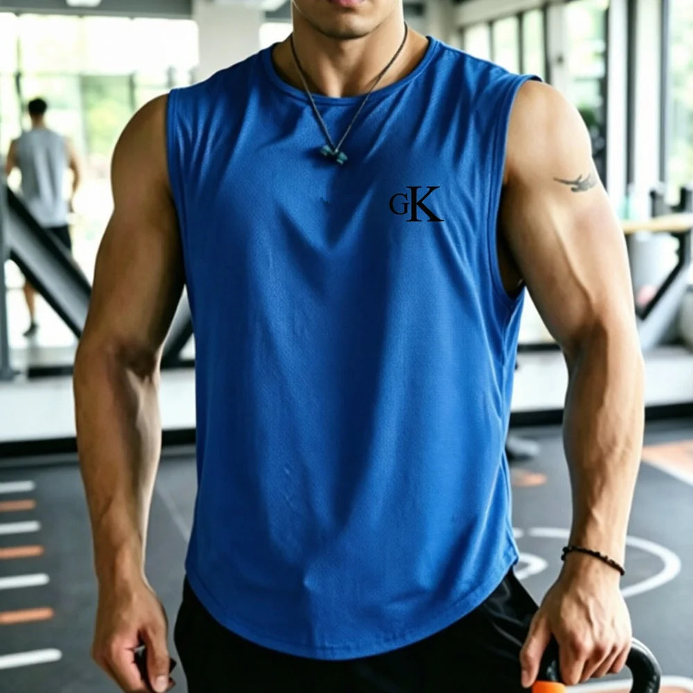 Men's GK Graphic Mesh Sports Tank Top