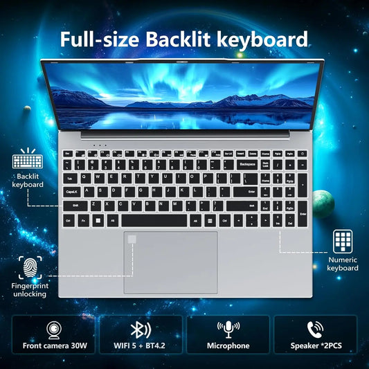 High-Performance Windows 11 Laptop with 16GB RAM