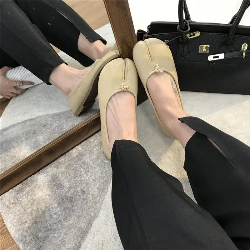Women's Split-Toe Tabi Ballet Flats