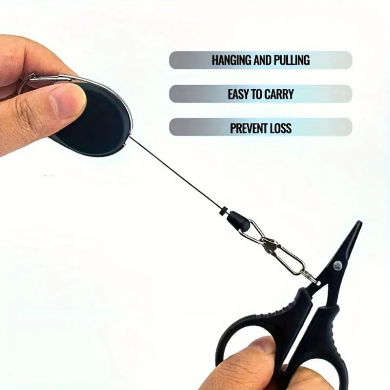 Titanium-Coated Fishing Scissors & Line Cutter