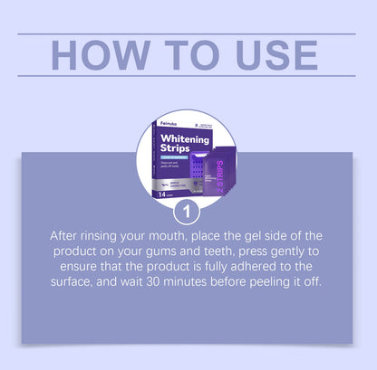 Purple Teeth Whitening Strips