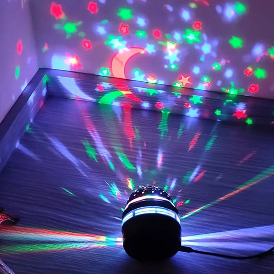 LED Galaxy Star Projector Night Light
