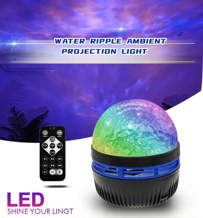 LED Galaxy Projector with Remote Control