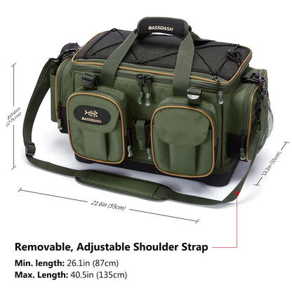 BASSDASH Waterproof Fishing Tackle Bag
