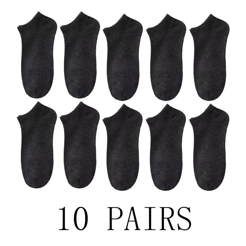 Unisex Breathable Ankle Socks – 5/10 Pack