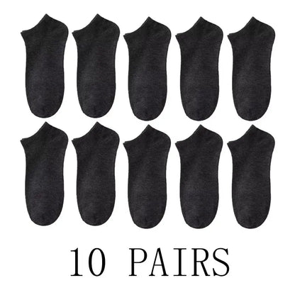 Unisex Breathable Ankle Socks – 5/10 Pack