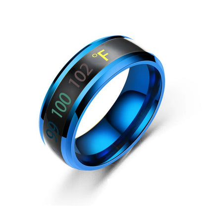 Smart Temperature-Sensitive Couple Rings