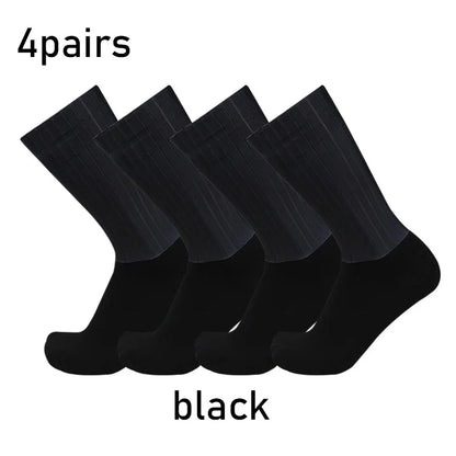 Non-Slip Cycling Sports Socks – 4 Pairs