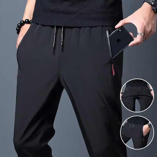 Men's Lightweight Straight-Leg Cropped Pants