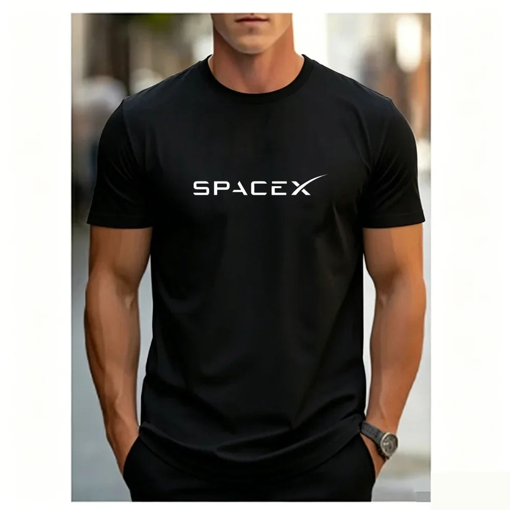 Men's SpaceX Graphic Quick-Dry T-Shirt