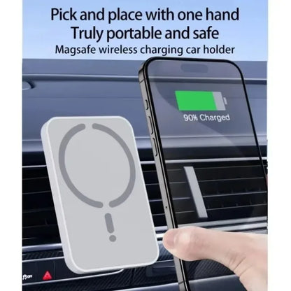 Magnetic MagSafe Wireless Car Charger & Phone Holder