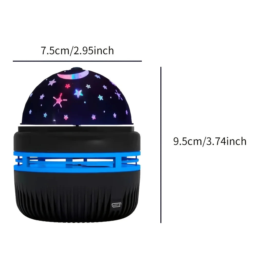 LED Galaxy Star Projector Night Light