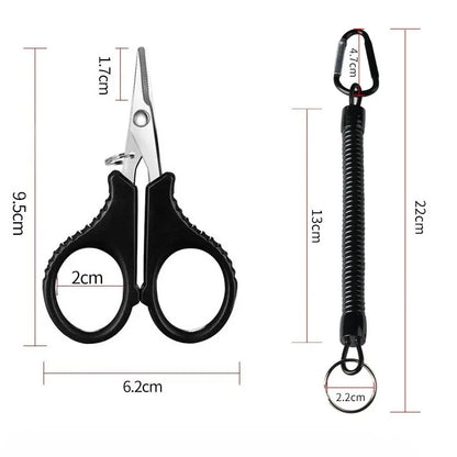 Titanium-Coated Fishing Scissors & Line Cutter