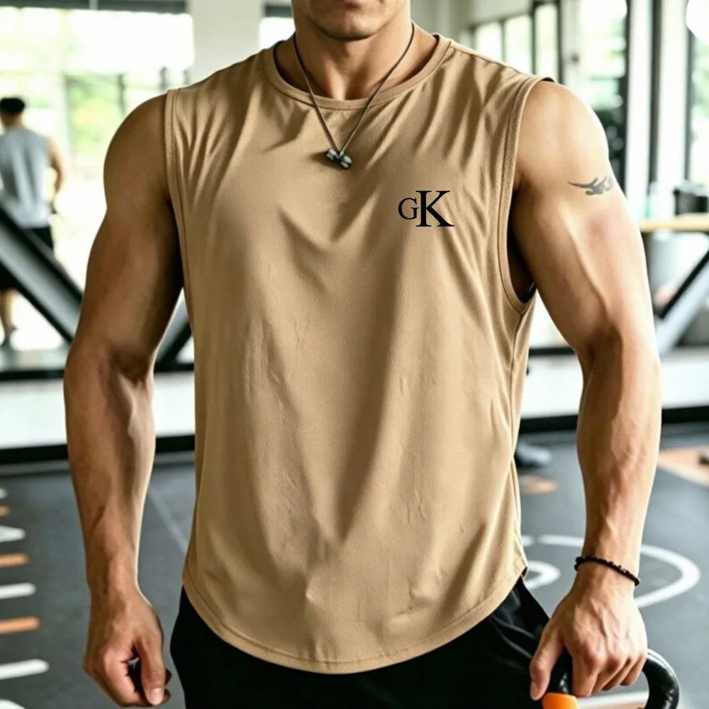 Men's GK Graphic Mesh Sports Tank Top