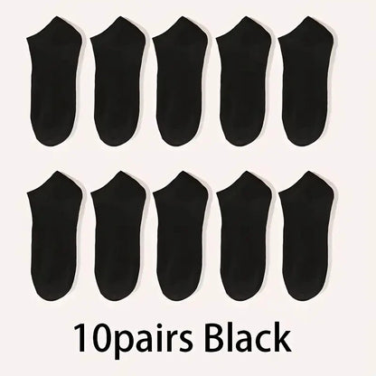 Unisex Breathable Ankle Socks – 5/10 Pack