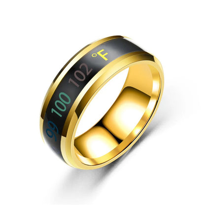 Smart Temperature-Sensitive Couple Rings
