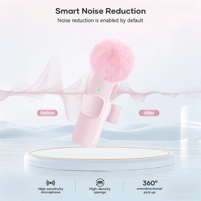 Wireless Lavalier Microphone with USB-C